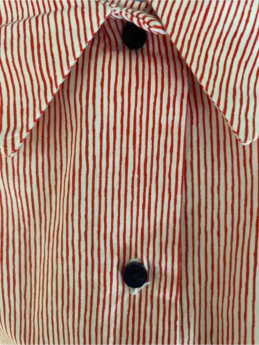 Zara Blouse Top Women's Size Medium Striped Parrot Novelty Print Retro Cropped - Picture 10 of 11